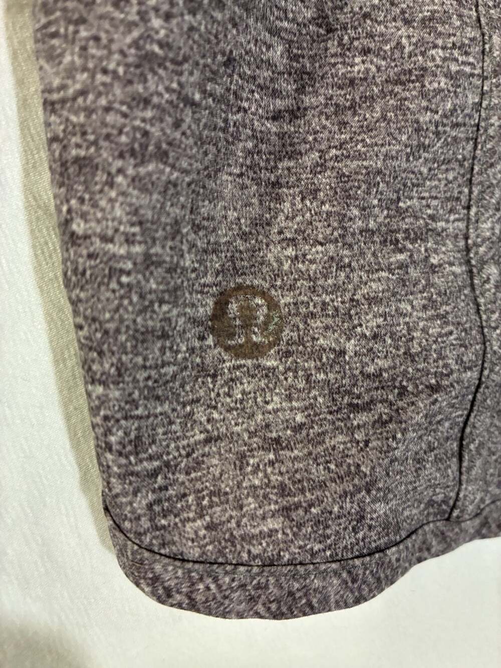 Lululemon Athletic Shorts Size 6 Gray Heathered Activewear